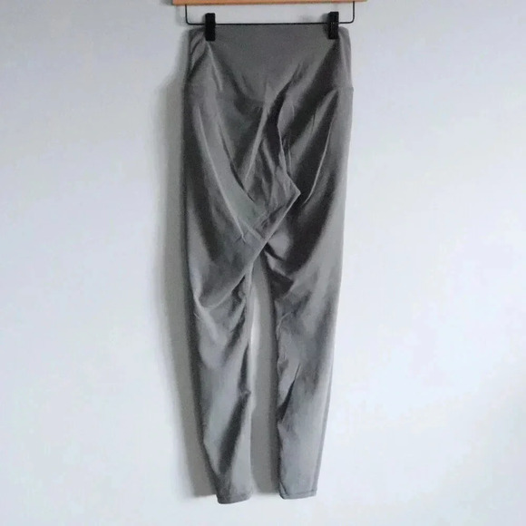 Sunzel Women's XS Grey Stretch Activewear Casual High Rise Pocket Leggings | 37" - Picture 3 of 10